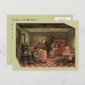 「LIFE INSIDE THE BOX」ポストカードヴィンテージキッチン ポストカード (正面/裏面)