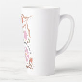 Life Is A Balance Of Holding Boho Wildflower Quote カフェラテマグ (右)