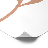 Life Is A Balance Of Holding Boho Wildflower Quote ポスター (角)