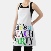 LIFE IS A BEACH PARTY エプロン (インサイチュ)