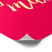 Life is a Dance floor引用文手書画ポスター ポスター (角)