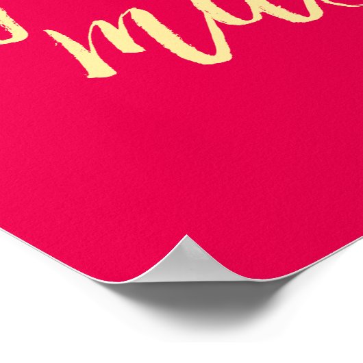 Life is a Dance floor引用文手書画ポスター ポスター (角)