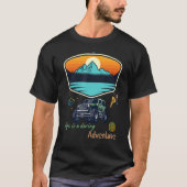 LIFE IS A DARING ADVENTURE Offroad 4x4 Owners Rock Tシャツ (正面)