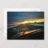 Life is a Highwayポストカード ポストカード (正面/裏面)