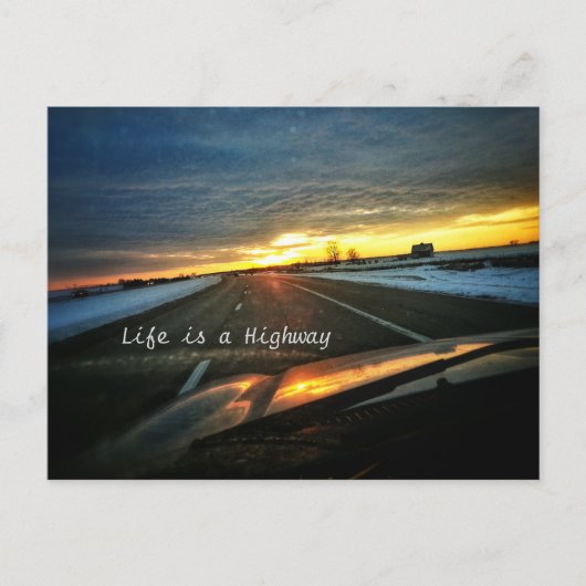 Life is a Highwayポストカード ポストカード (正面)