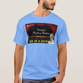 Life is a Mystery Randall Schaefer retro Tシャツ (正面)