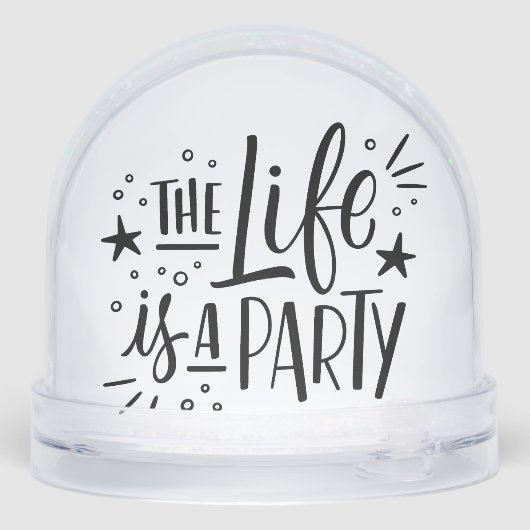 “Life Is a Party” Inspirational Quote – Motivation (裏面)