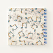 Life Is a SongミュージカルノートJournal ノートブック (裏面)