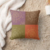 Life is a verb! Throw Pillow クッション (ブランケット)