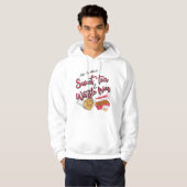 Life Is About Sweet Tea And Waffle Fries Funny パーカ (正面フル)