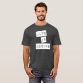 Life is Absurd (White Tape) Tシャツ (正面フル)
