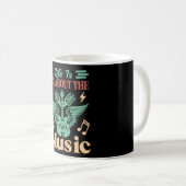 Life Is All About Music Coffee Mug コーヒーマグカップ (正面右)