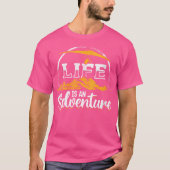 Life Is An Adventure - Hang Gliding Tシャツ (正面)