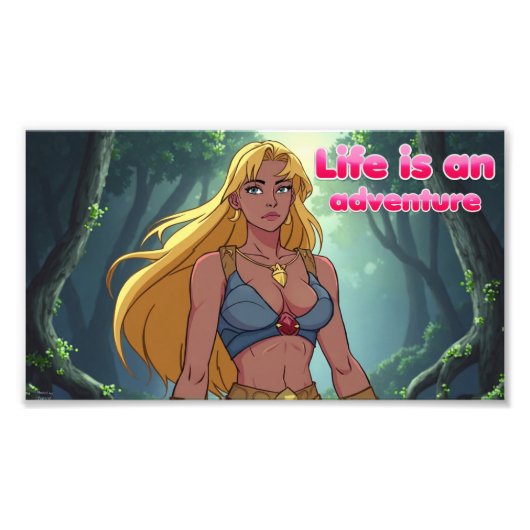 Life is an adventure print フォトプリント            (正面)
