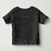 Life is Beautiful トドラーTシャツ (裏面)
