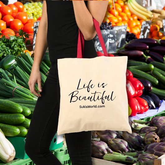 Life is Beautiful Blogブランドサイト トートバッグ