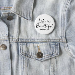 Life is Beautiful Blogブランドサイト 缶バッジ
