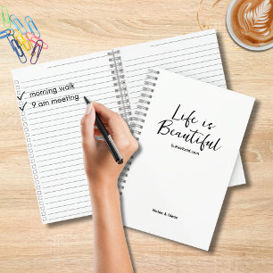 Life is Beautiful Blog Brand Webサイトのチェックリスト ノートブック