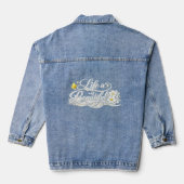 Life Is Beautiful Denim Jacket デニムジャケット (裏面)