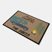 Life Is Better Around The Campfire Personalized ドアマット (アングル)