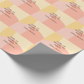 Life is better at beach yellow orange boho rustic  ラッピングペーパー (角)