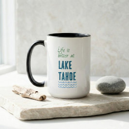 Life is better at Lake マグカップ