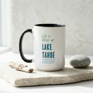 Life is better at Lake マグカップ