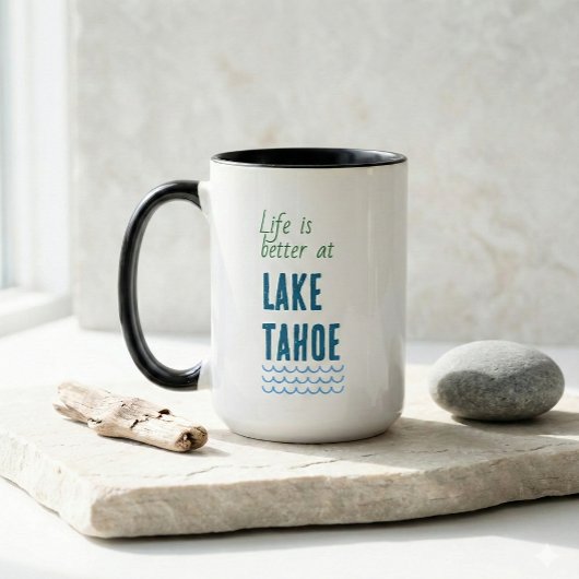 Life is better at Lake マグカップ