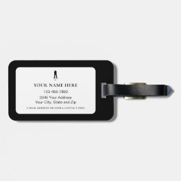 Life Is Better at Tee Time Personalized Golfer ラゲッジタグ