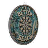 Life Is Better at the Beach ダーツボード (正面左)