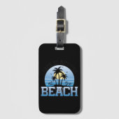 Life Is Better at the Beach ラゲッジタグ (正面縦)