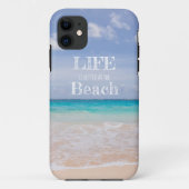 Life is Better at the Beach iPhone 11 カバー (裏面)