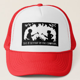 Life Is Better By The Campfire キャップ