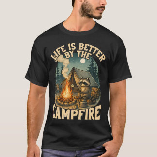 Life Is Better By The Campfire Smores Funny Tシャツ