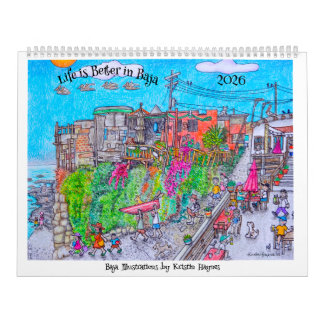 Life is better in Baja Calendar カレンダー