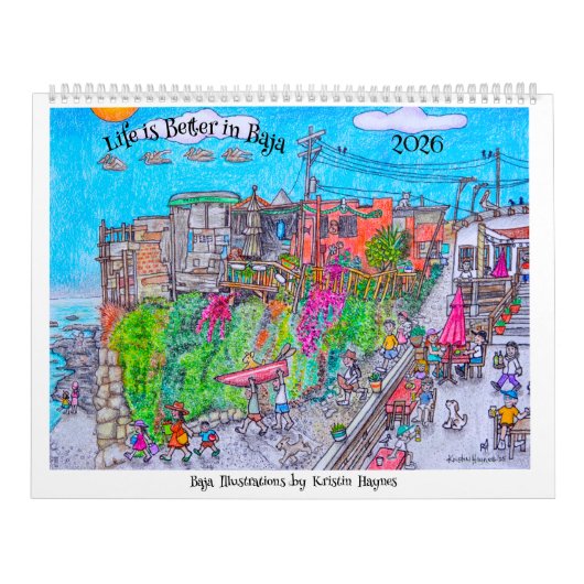 Life is better in Baja Calendar カレンダー (カバー)
