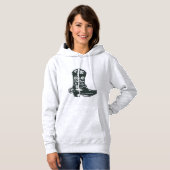 Life Is Better in Boots Women’s Sweatshirt – Cozy  パーカ (正面フル)