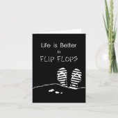 Life is better in Flip Flops カード (正面)