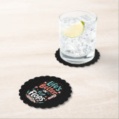 Life is Better in Flip-Flops – Fun Tropical Beach ペーパーコースター (インサイチュ)