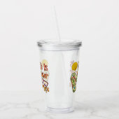 Life is Better in Flip Flops | Summer Vibes アクリルタンブラー (左)