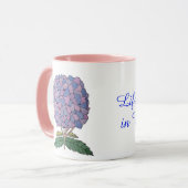 Life is Better in Nantucket Hydrangea Mug マグカップ (正面左)