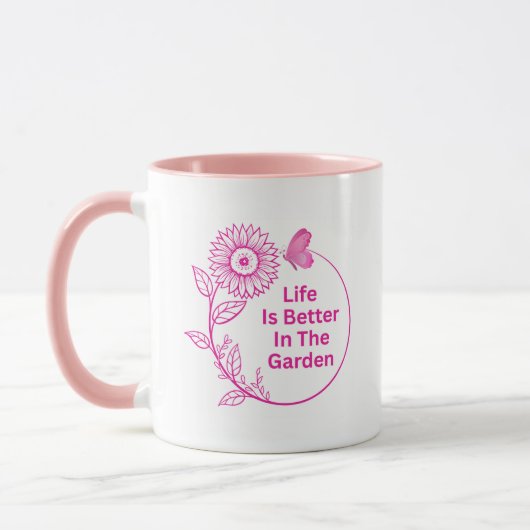 Life Is Better In The Garden Coffee Mug マグカップ (左)