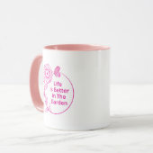 Life Is Better In The Garden Coffee Mug マグカップ (正面左)