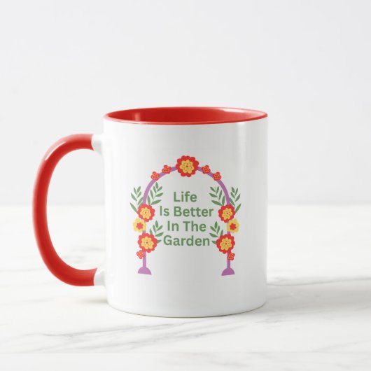 Life Is Better In The Garden Coffee Mug マグカップ (左)