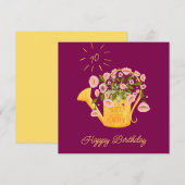 Life is better in the garden personalise card   サンキューカード (正面/裏面)