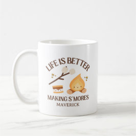 Life Is Better Making S'mores Birthday  コーヒーマグカップ