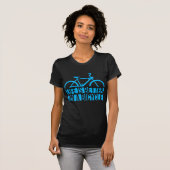 Life is Better on a Bicycle Cycling Quote Sport Tシャツ (正面フル)