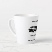 Life Is Better On Four Wheels Coffee Mug カフェラテマグ (左アングル)