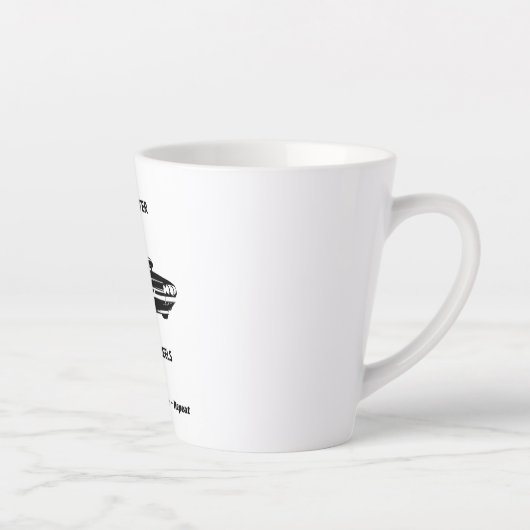 Life Is Better On Four Wheels Coffee Mug カフェラテマグ (右)