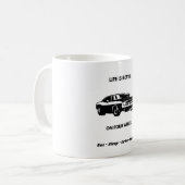 Life Is Better On Four Wheels Coffee Mug コーヒーマグカップ (正面左)